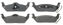 Picture of 14D1012M Semi Metallic Disc Brake Pad  BY ACDelco