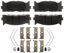 Picture of 14D1222CHF1 Ceramic Disc Brake Pad  BY ACDelco