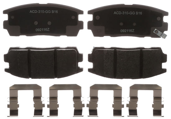 Picture of 14D1275CHF1 Ceramic Disc Brake Pad  BY ACDelco