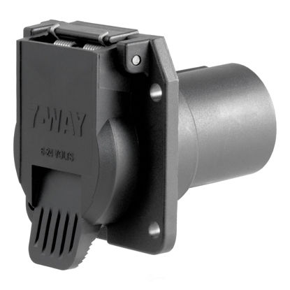 Picture of 55415 Replacement 7-Way RV Blade OEM Socket  By CURT MFG INC