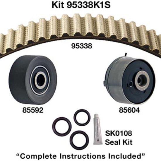 Picture of 95338K1S Timing Belt Kit w/Seals  By DAYCO PRODUCTS LLC