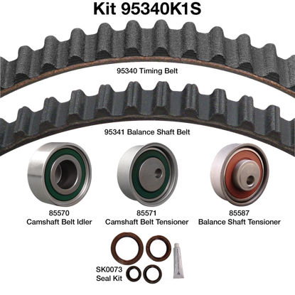 Picture of 95340K1S Timing Belt Kit w/Seals  By DAYCO PRODUCTS LLC