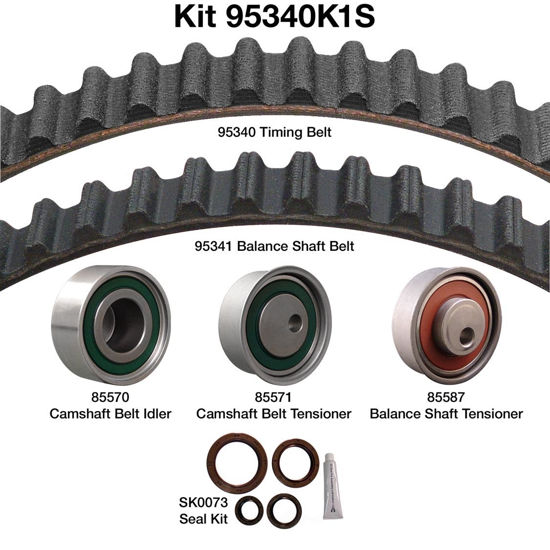 Picture of 95340K1S Timing Belt Kit w/Seals  By DAYCO PRODUCTS LLC