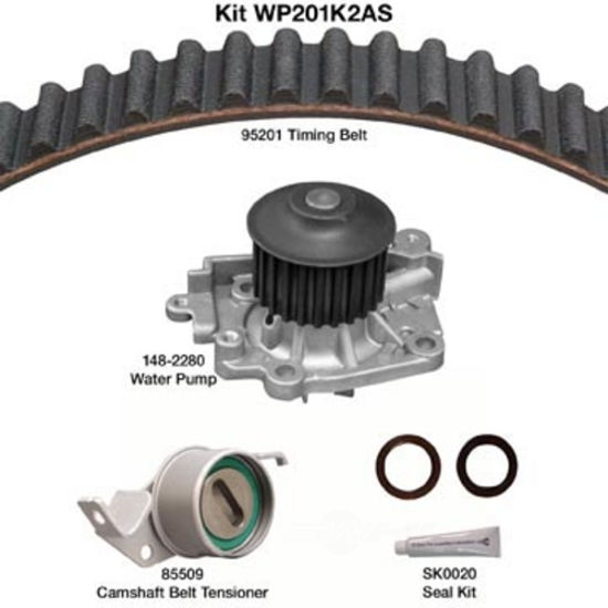 Picture of WP201K2AS Engine Timing Belt Kit w/Water Pump & Seals  By DAYCO PRODUCTS LLC