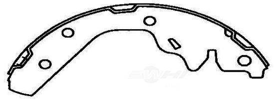 Picture of SBS519 New Brake Shoe  By FEDERATED/NEWTEK AUTOMOTIVE