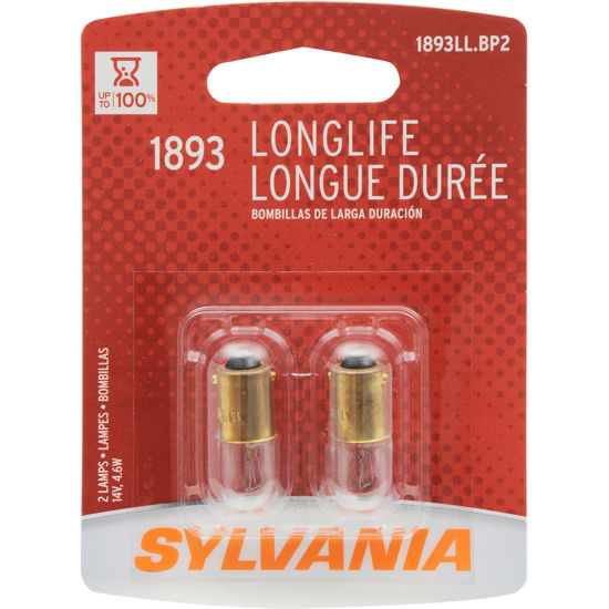 Picture of 1893LL.BP2 Long Life Blister Pack Twin Radio Dial Light  By SYLVANIA