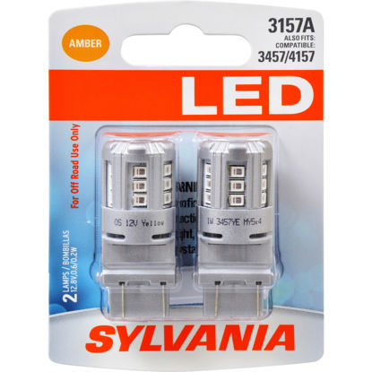 Picture of 3157ASL.BP2 LED Blister Pack Twin Turn Signal Light Bulb  By SYLVANIA