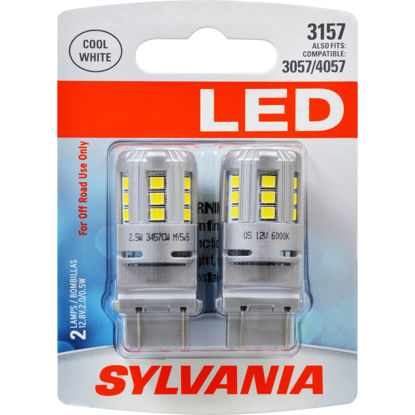Picture of 3157SL.BP2 LED Blister Pack Twin Turn Signal Light Bulb  By SYLVANIA