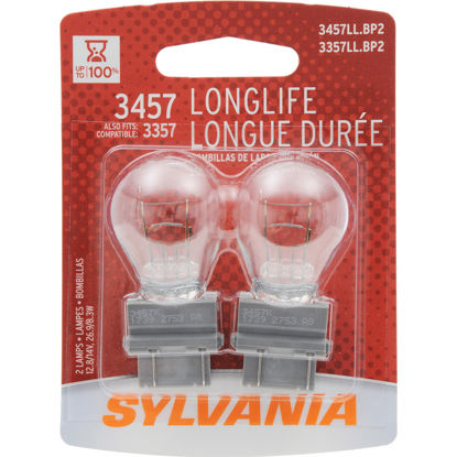 Picture of 3457LL.BP2 Long Life Blister Pack Twin Turn Signal Light Bulb  By SYLVANIA
