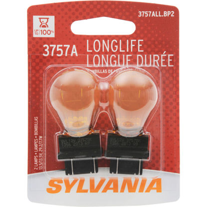 Picture of 3757ALL.BP2 Long Life Blister Pack Twin Turn Signal Light Bulb  By SYLVANIA