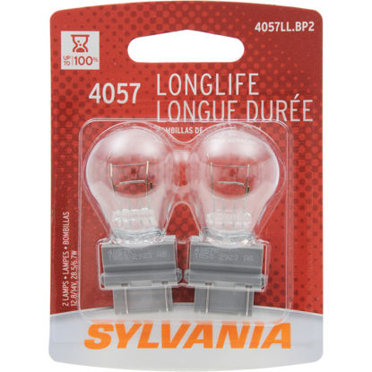 Picture of 4057LL.BP2 Long Life Blister Pack Twin Brake Light Bulb  By SYLVANIA