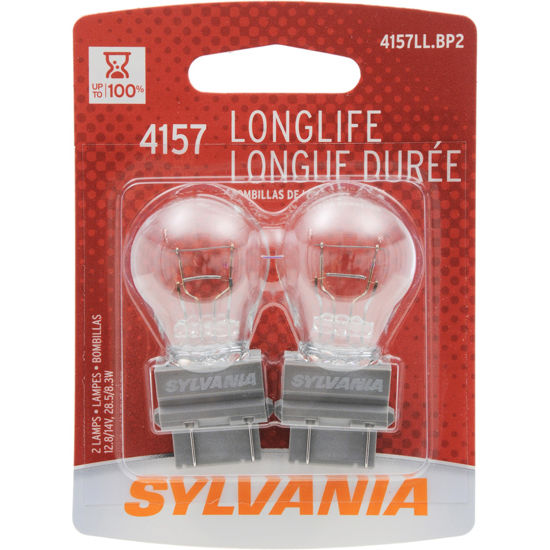 Picture of 4157LL.BP2 Long Life Blister Pack Twin Turn Signal Light Bulb  By SYLVANIA