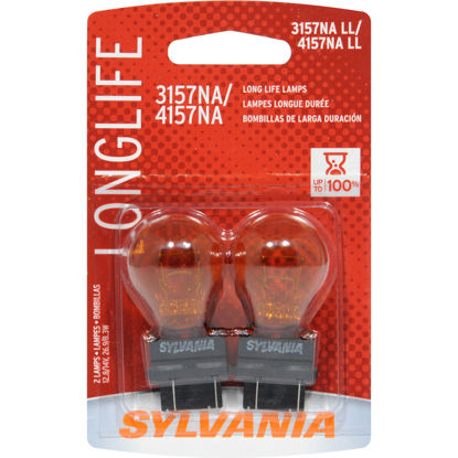Picture of 4157NALL.BP2 Long Life Blister Pack Twin Turn Signal Light Bulb  By SYLVANIA