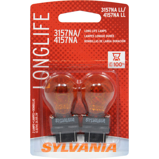 Picture of 4157NALL.BP2 Long Life Blister Pack Twin Turn Signal Light Bulb  By SYLVANIA