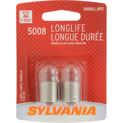 Picture of 5008LL.BP2 Long Life Blister Pack Twin Turn Signal Light Bulb  By SYLVANIA