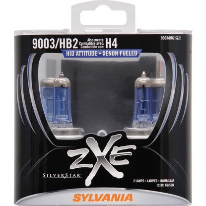 Picture of 9003SZ.PB2 SilverStar zXe Plastic Box Twin Headlight Bulb  By SYLVANIA