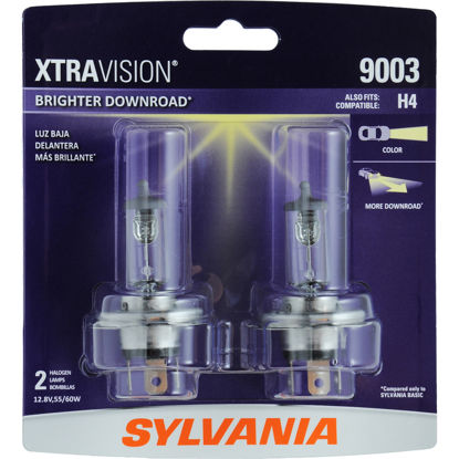 Picture of 9003XV.BP2 XtraVision Blister Pack Twin Headlight Bulb  By SYLVANIA