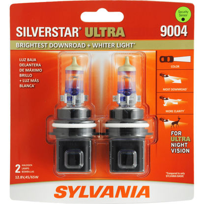 Picture of 9004SU.BP2 SilverStar Ultra Blister Pack Twin Headlight Bulb  By SYLVANIA