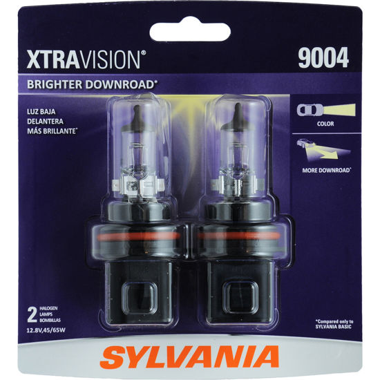 Picture of 9004XV.BP2 XtraVision Blister Pack Twin Headlight Bulb  By SYLVANIA