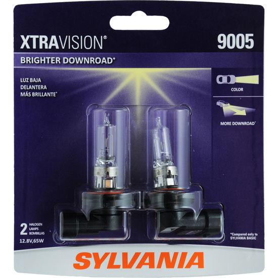 Picture of 9005XV.BP2 XtraVision Blister Pack Twin Headlight Bulb  By SYLVANIA