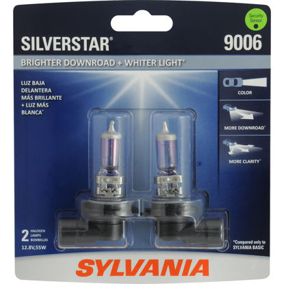Picture of 9006ST.BP2 SilverStar Blister Pack Twin Headlight Bulb  By SYLVANIA