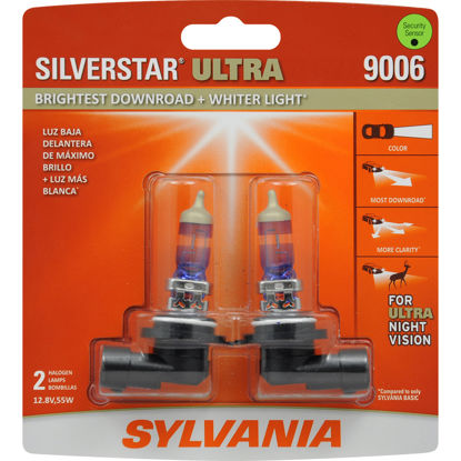 Picture of 9006SU.BP2 SilverStar Ultra Blister Pack Twin Headlight Bulb  By SYLVANIA