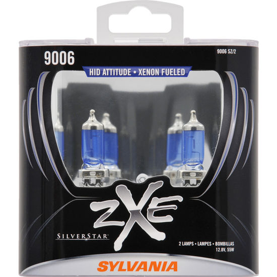 Picture of 9006SZ.PB2 SilverStar zXe Plastic Box Twin Headlight Bulb  By SYLVANIA