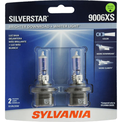 Picture of 9006XSST.BP2 SilverStar Blister Pack Twin Headlight Bulb  By SYLVANIA