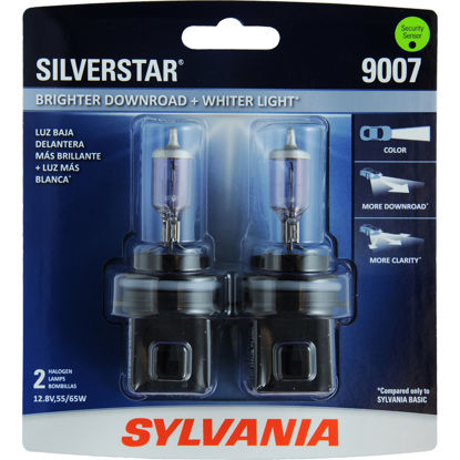 Picture of 9007ST.BP2 SilverStar Blister Pack Twin Headlight Bulb  By SYLVANIA