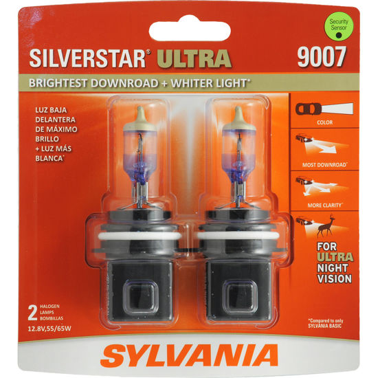 Picture of 9007SU.BP2 SilverStar Ultra Blister Pack Twin Headlight Bulb  By SYLVANIA