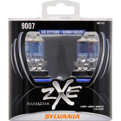 Picture of 9007SZ.PB2 SilverStar zXe Plastic Box Twin Headlight Bulb  By SYLVANIA