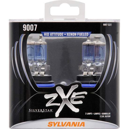Picture of 9007SZ.PB2 SilverStar zXe Plastic Box Twin Headlight Bulb  By SYLVANIA