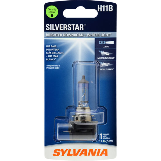 Picture of H11BST.BP SilverStar Blister Pack Headlight Bulb  By SYLVANIA