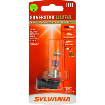 Picture of H11SU.BP SilverStar Ultra Blister Pack Headlight Bulb  By SYLVANIA