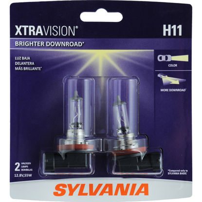 Picture of H11XV.BP2 XtraVision Blister Pack Twin Headlight Bulb  By SYLVANIA