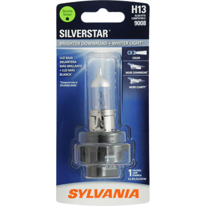 Picture of H13ST.BP SilverStar Blister Pack Headlight Bulb  By SYLVANIA