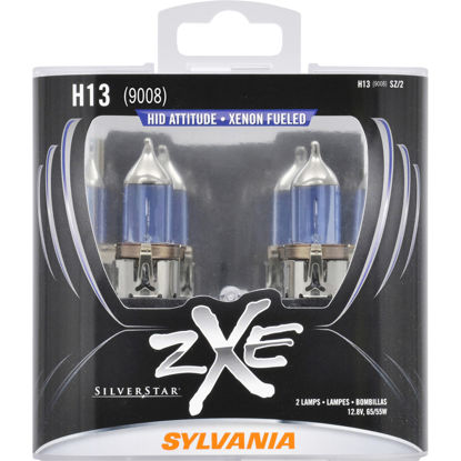 Picture of H13SZ.PB2 SilverStar zXe Plastic Box Twin Headlight Bulb  By SYLVANIA