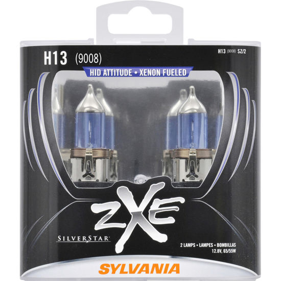 Picture of H13SZ.PB2 SilverStar zXe Plastic Box Twin Headlight Bulb  By SYLVANIA