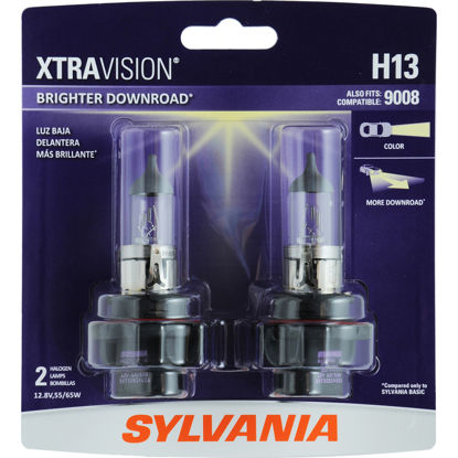 Picture of H13XV.BP2 XtraVision Blister Pack Twin Headlight Bulb  By SYLVANIA