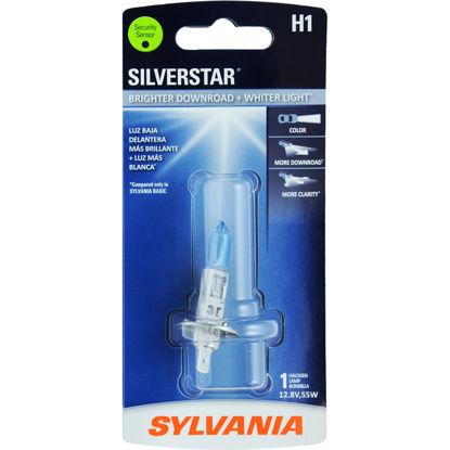 Picture of H1ST.BP SilverStar Blister Pack Headlight Bulb  By SYLVANIA