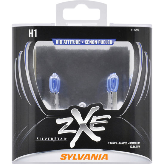 Picture of H1SZ.PB2 SilverStar zXe Plastic Box Twin Headlight Bulb  By SYLVANIA