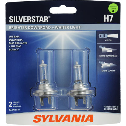 Picture of H7ST.BP2 SilverStar Blister Pack Twin Headlight Bulb  By SYLVANIA