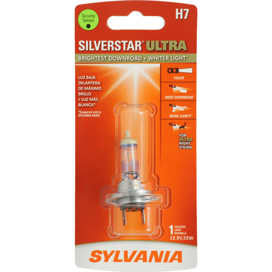 Picture of H7SU.BP SilverStar Ultra Blister Pack Headlight Bulb  By SYLVANIA