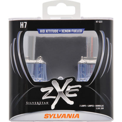 Picture of H7SZ.PB2 SilverStar zXe Plastic Box Twin Headlight Bulb  By SYLVANIA