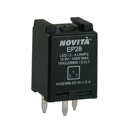 Picture of EP28 Hazard Warning and Turn Signal Flasher  By NOVITA FLASHERS