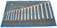 Picture of Jet 16-Piece Long Metric Fully Polished Combination Wrench Set, 700185