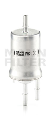 Picture of WK69 INLINE FUEL FILTER-GASOLINE By MANN-FILTER