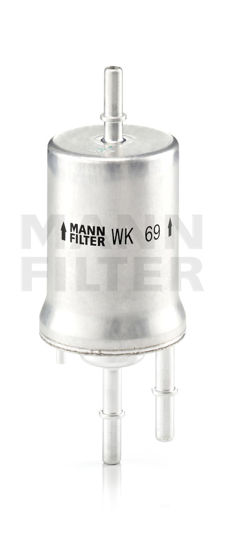 Picture of WK69 INLINE FUEL FILTER-GASOLINE By MANN-FILTER