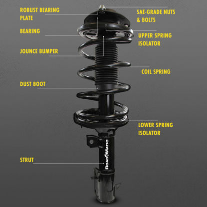 Picture of Strut and Coil Spring Assembly (283070) By MONROE SHOCKS/STRUTS