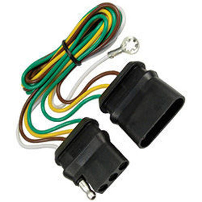 Picture of PICO | 7710-11 | 18 AWG 4' 4 Pin Extension with Lead Wire Trailer Connector